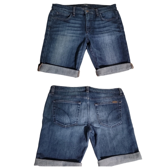 Joe's Jeans Shorts Joes Jeans Zendaya Mid Rise Bermuda Cuffed Jeans Size 3 Poshmark